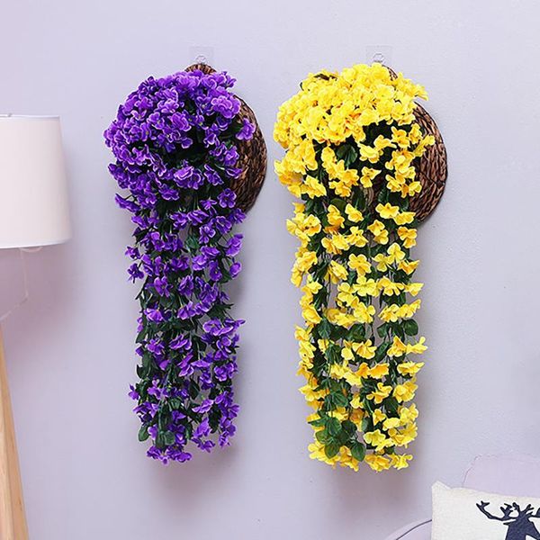 violet artificial flower party decoration simulation valentine's day wedding wall hanging basket orchid fake 2pcs decorative flowers &
violet artificial flower party decoration simulation valentine's day wedding wall hanging basket orchid fake 2pcs decorative flowers &