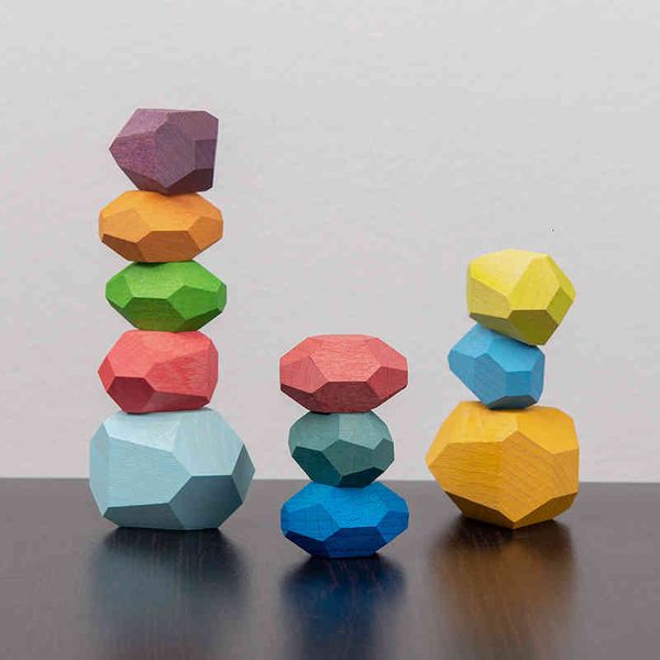 children colored jenga stacking educational toy creative nordic style rainbow stone wood blocks baby wooden toys q1110
children colored jenga stacking educational toy creative nordic style rainbow stone wood blocks baby wooden toys q1110