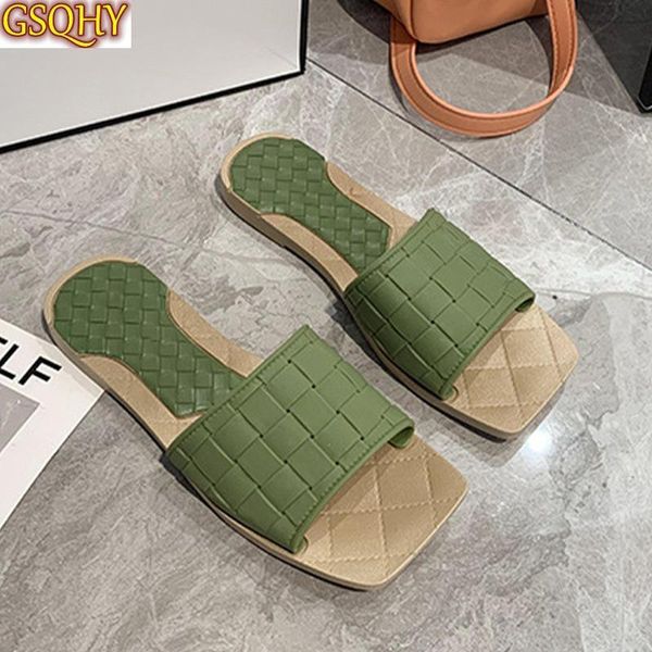 ladies fashion indoor slippers soft bottom square toe women's casual comfortable shoes female flat footwear 2021 summer, Black
ladies fashion indoor slippers soft bottom square toe women's casual comfortable shoes female flat footwear 2021 summer, Black