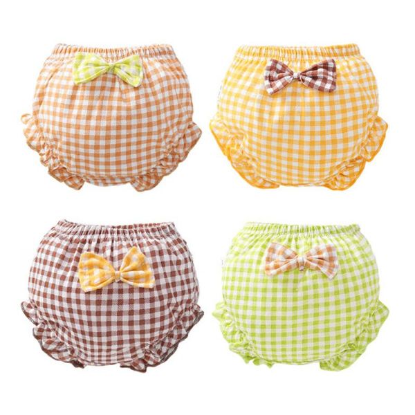 4pcs girl underwear cotton kids panties plaid bowknot little girls breathable baby underpants for 1-3year pantys, Camo
4pcs girl underwear cotton kids panties plaid bowknot little girls breathable baby underpants for 1-3year pantys, Camo