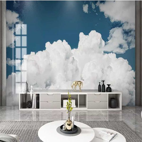 wallpapers milofei manufacturers custom modern blue sky white clouds children's room living bedroom background wallpaper mural
wallpapers milofei manufacturers custom modern blue sky white clouds children's room living bedroom background wallpaper mural