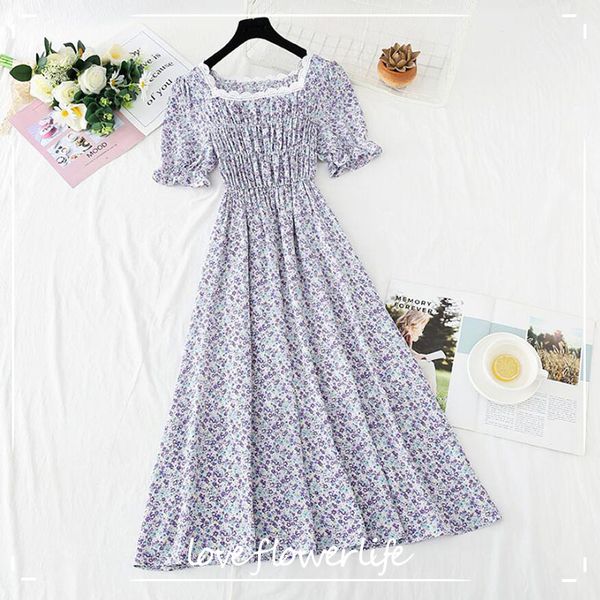 small fresh floral summer dress woman clothes ladies vintage square collar printing chiffon long dress elegant vestidos 210521, Black;gray
small fresh floral summer dress woman clothes ladies vintage square collar printing chiffon long dress elegant vestidos 210521, Black;gray