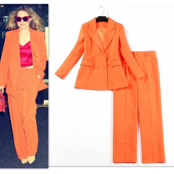women's suits set british style blazer & wide leg pants 2 pieces women formal slim office lady suit work pant two piece, White
women's suits set british style blazer & wide leg pants 2 pieces women formal slim office lady suit work pant two piece, White