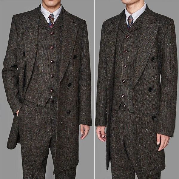 men's suits & blazers long style mans coffee colorful herringbone vintage vested prom dresses groom wear 3pcs peaky blinder(jacket+vest, White;black
men's suits & blazers long style mans coffee colorful herringbone vintage vested prom dresses groom wear 3pcs peaky blinder(jacket+vest, White;black