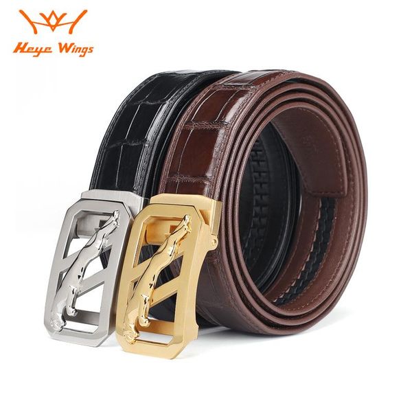belt crocodile leather men's business luxury automatic buckle quality firm stitching belts, Black;brown
belt crocodile leather men's business luxury automatic buckle quality firm stitching belts, Black;brown