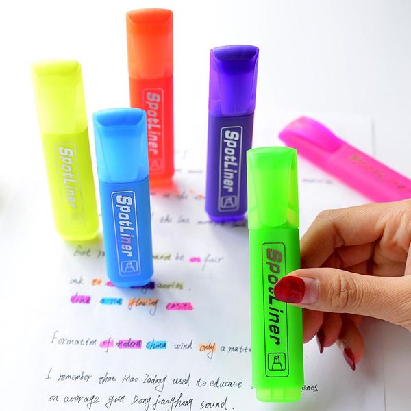 highlighters 24 pcs/lot candy color marker fluorescent highighter pens for file fax stationery office school supplies resaltador pen db687, Black;red
highlighters 24 pcs/lot candy color marker fluorescent highighter pens for file fax stationery office school supplies resaltador pen db687, Black;red