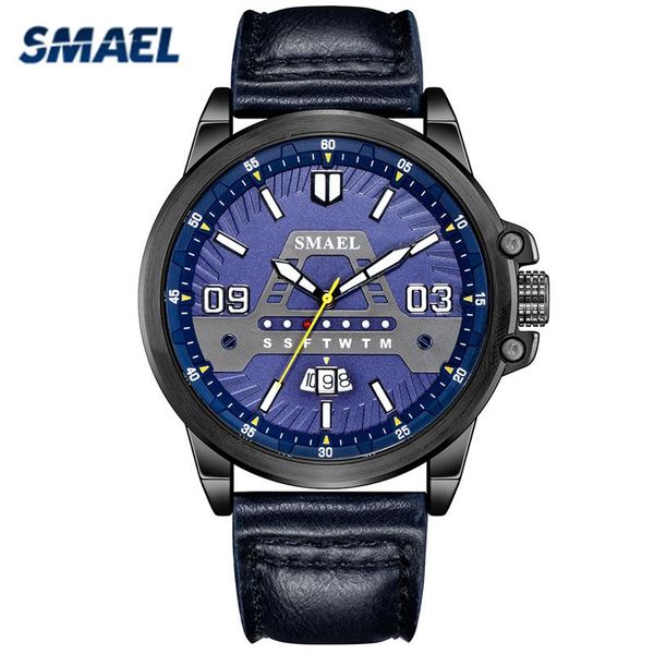 wristwatches smael watches men women waterproof quartz watch luxury leather calendar men's sports wristwatch clocks male relogio mascul, Slivery;brown
wristwatches smael watches men women waterproof quartz watch luxury leather calendar men's sports wristwatch clocks male relogio mascul, Slivery;brown