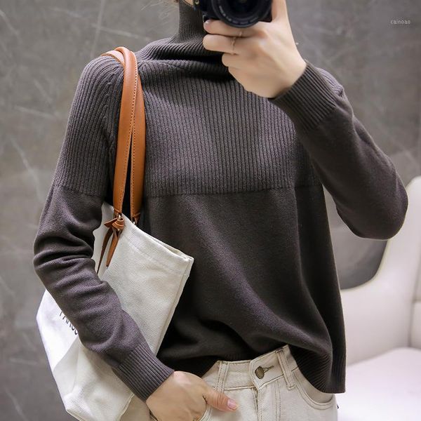 autumn and winter women's european american loose thickened hedging pile high collar pit knit bottoming shirt sweaters, White;black
autumn and winter women's european american loose thickened hedging pile high collar pit knit bottoming shirt sweaters, White;black