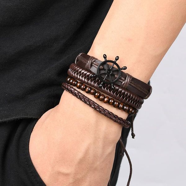 tennis retro leather rope bracelet multi-layer wrap bracelets for men women vintage wooden beads ethnic tribal wristbands gifts, Golden;silver
tennis retro leather rope bracelet multi-layer wrap bracelets for men women vintage wooden beads ethnic tribal wristbands gifts, Golden;silver