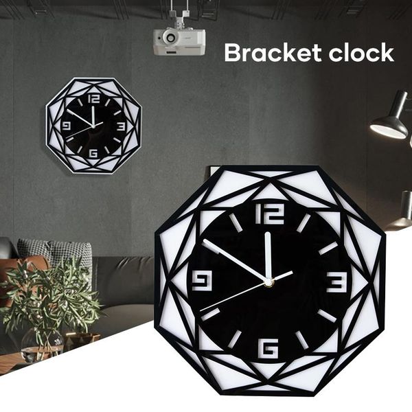 wall clocks geometric hollow clock modern simple style acrylic hanging for home bedroom silent scanning 30*30cm g10
wall clocks geometric hollow clock modern simple style acrylic hanging for home bedroom silent scanning 30*30cm g10