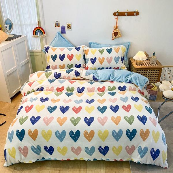 bedding sets velvet duvet cover set thick fleece winter bed linens quilt sheet pillowcases children bedroom
bedding sets velvet duvet cover set thick fleece winter bed linens quilt sheet pillowcases children bedroom