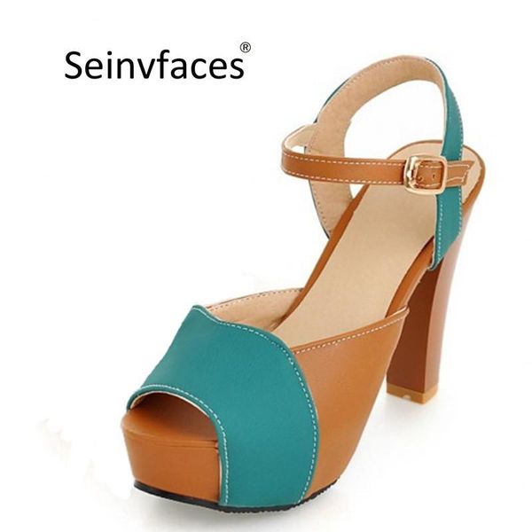 plus size 40 41 42 43 women summer concise patchwork green buckle strap platform round peep toe square high heels sandals f35, Black
plus size 40 41 42 43 women summer concise patchwork green buckle strap platform round peep toe square high heels sandals f35, Black