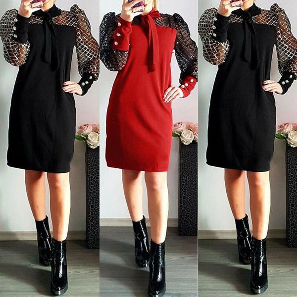 women bodycon cocktail long sleeve mini sequin dress black career tie neck casual dresses, Black;gray
women bodycon cocktail long sleeve mini sequin dress black career tie neck casual dresses, Black;gray