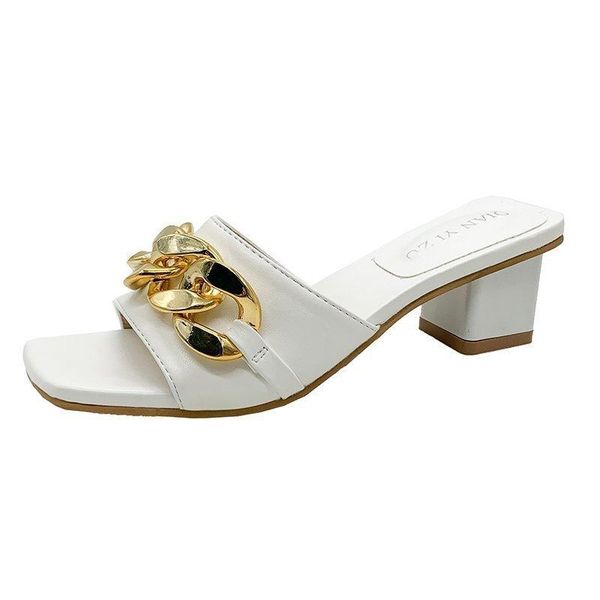 sandals 2021 summer metal bottom fashion women slides slip large size 35-40 square head thick heel designer shoes, Black
sandals 2021 summer metal bottom fashion women slides slip large size 35-40 square head thick heel designer shoes, Black
