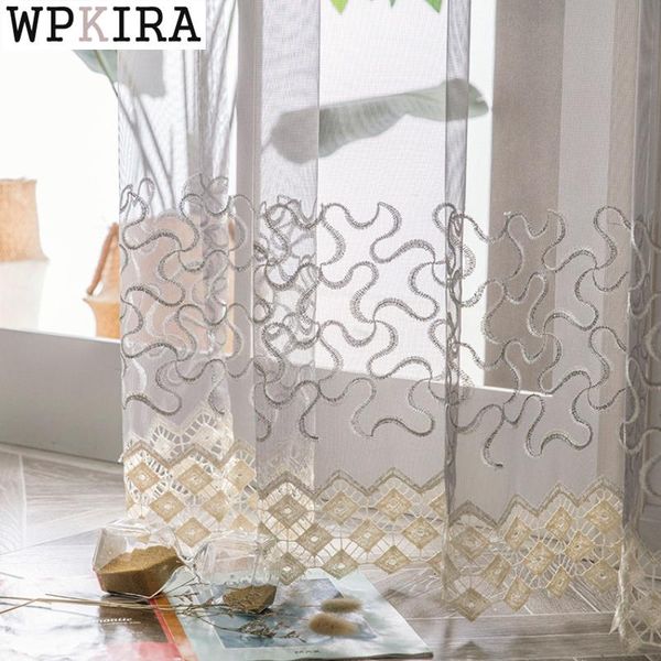 curtain & drapes modern geometric embroidery for living room grey drape lace bottom mesh fabric kitchen window sheer blinds s108#e
curtain & drapes modern geometric embroidery for living room grey drape lace bottom mesh fabric kitchen window sheer blinds s108#e
