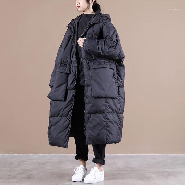 women's down & parkas woman solid color oversize jacket coat female streetwear parka ladies cotton padded autumn winter outwear a123, Black
women's down & parkas woman solid color oversize jacket coat female streetwear parka ladies cotton padded autumn winter outwear a123, Black