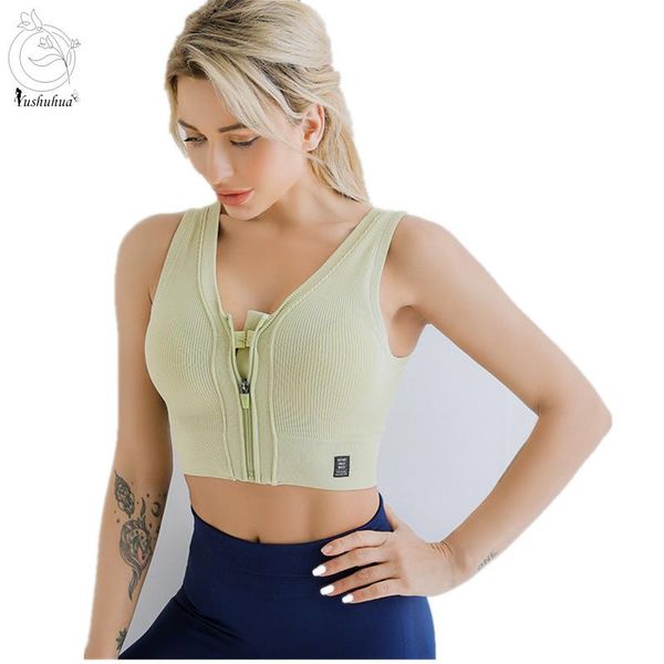 yoga outfit yushuhua front zipper seamless sports underwear shockproof gather fitness bra gym workout crop sportswear
yoga outfit yushuhua front zipper seamless sports underwear shockproof gather fitness bra gym workout crop sportswear
