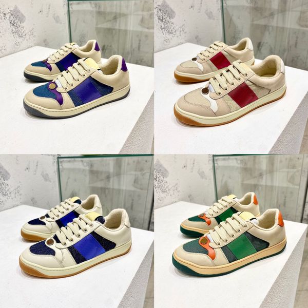 women screener leather sneaker mens designer shoes web green red stripe shoe original canvas flats sneakers casual shoes with box 320, Black
women screener leather sneaker mens designer shoes web green red stripe shoe original canvas flats sneakers casual shoes with box 320, Black