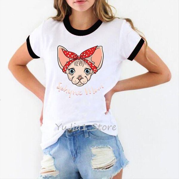 sphynx mom catdesign funny graphic women t shirts tees summer white letters animal print shirt
sphynx mom catdesign funny graphic women t shirts tees summer white letters animal print shirt