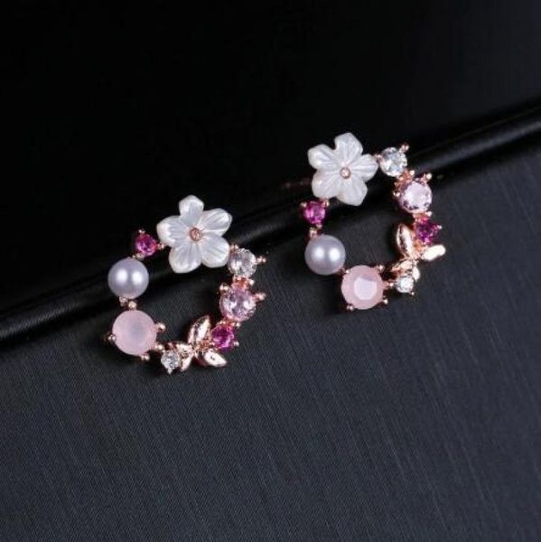 stud romantic fashion rose gold butterfly shell flower zircon earrings beautiful brides engagement wedding jewelry, Golden;silver
stud romantic fashion rose gold butterfly shell flower zircon earrings beautiful brides engagement wedding jewelry, Golden;silver