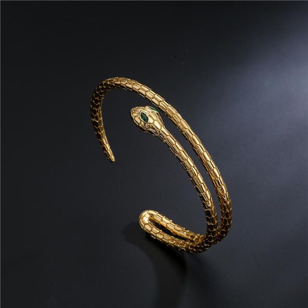 bangle buy 2021 double layer design gold color copper snake braelet & adjustable size female party jewelry gift, Black
bangle buy 2021 double layer design gold color copper snake braelet & adjustable size female party jewelry gift, Black