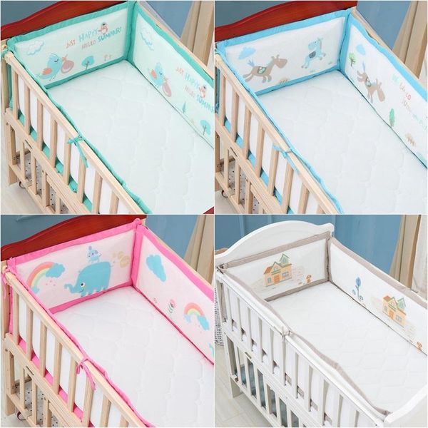 4pcs/lot baby bed bumper for born soft bumpers in the crib cushion cot protector infant room decoration bedding sets
4pcs/lot baby bed bumper for born soft bumpers in the crib cushion cot protector infant room decoration bedding sets