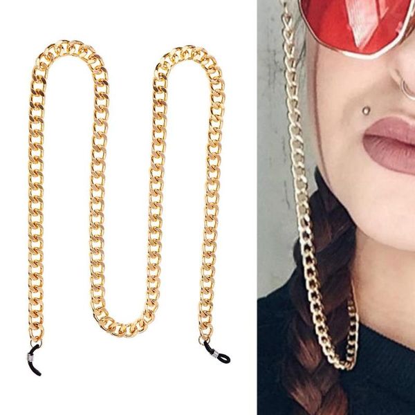 other fashion accessories bold glasses chain europe and the united states hip-hop style snow hanging neck exaggerated shape, Silver
other fashion accessories bold glasses chain europe and the united states hip-hop style snow hanging neck exaggerated shape, Silver