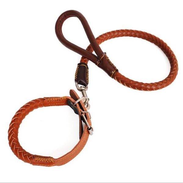 dog collars & leashes durable leather two-stage leash for pet large collar harness plaid braided rope dogs lead strap belt
dog collars & leashes durable leather two-stage leash for pet large collar harness plaid braided rope dogs lead strap belt