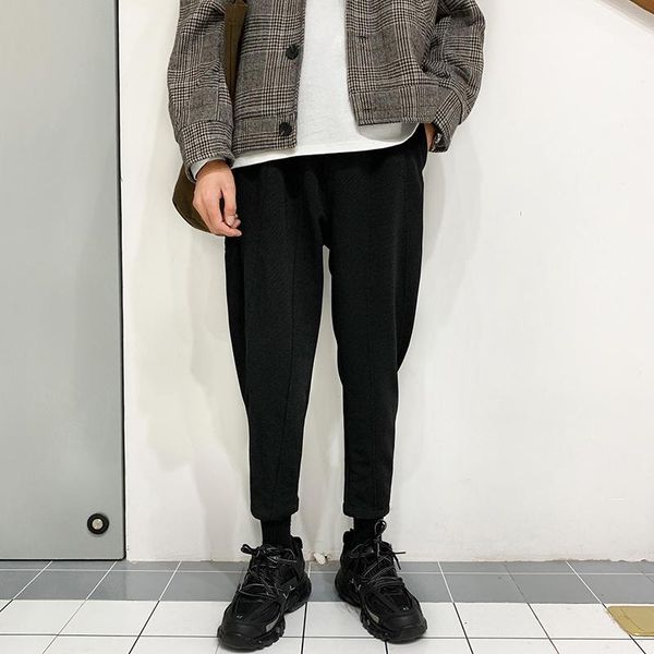 men's pants 2021 trend men harem spliced elastic waist black sweatpants man autumn winter trousers good stretch casual joggers
men's pants 2021 trend men harem spliced elastic waist black sweatpants man autumn winter trousers good stretch casual joggers
