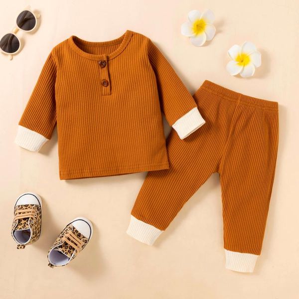 clothing sets autumn winter born infant baby girls boys ribbed t-shirt + long pants 2pcs outfits set girl casual, White
clothing sets autumn winter born infant baby girls boys ribbed t-shirt + long pants 2pcs outfits set girl casual, White