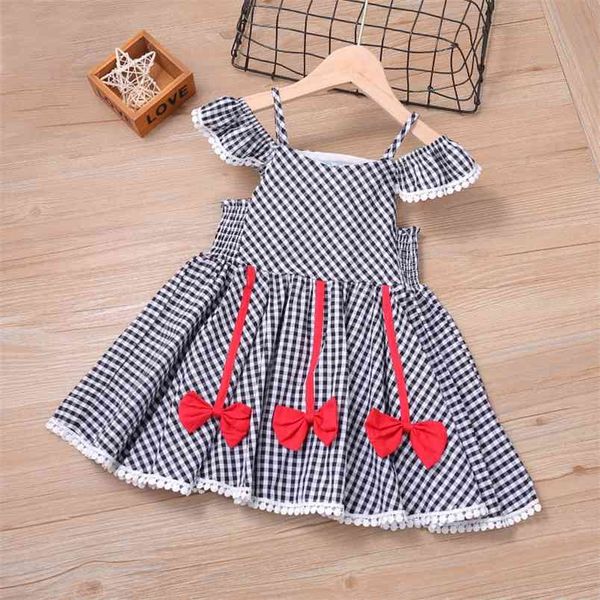 summer girls plaid dress bow lace sling sleeve student party princess baby kids clothing 210611, Red;yellow
summer girls plaid dress bow lace sling sleeve student party princess baby kids clothing 210611, Red;yellow