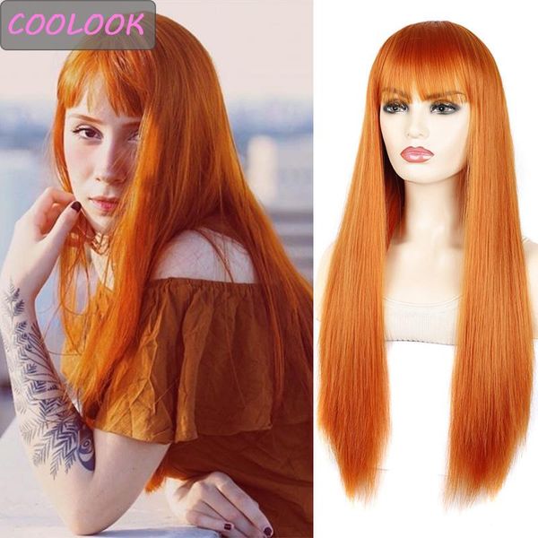 synthetic wigs 26 inch orange straight women's with bangs african american ginger heat resistant fibre false hair cosplay, Black
synthetic wigs 26 inch orange straight women's with bangs african american ginger heat resistant fibre false hair cosplay, Black
