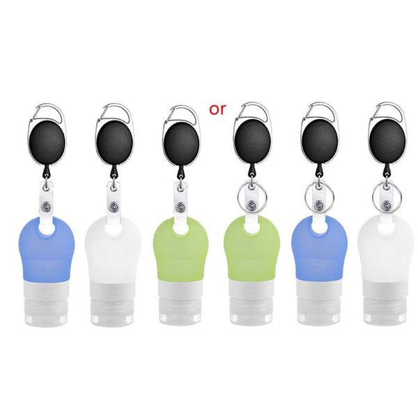 keychains silicone refillable squeezable hand sanitizer empty bottle with keychain carrier 270d, Silver
keychains silicone refillable squeezable hand sanitizer empty bottle with keychain carrier 270d, Silver