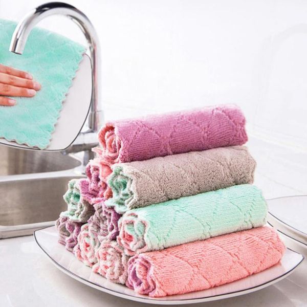 cleaning cloths 4pcs clean towels microfiber dishcloth kitchen accessories double-sided coral fleece high absorption tableware cloth reusabl
cleaning cloths 4pcs clean towels microfiber dishcloth kitchen accessories double-sided coral fleece high absorption tableware cloth reusabl