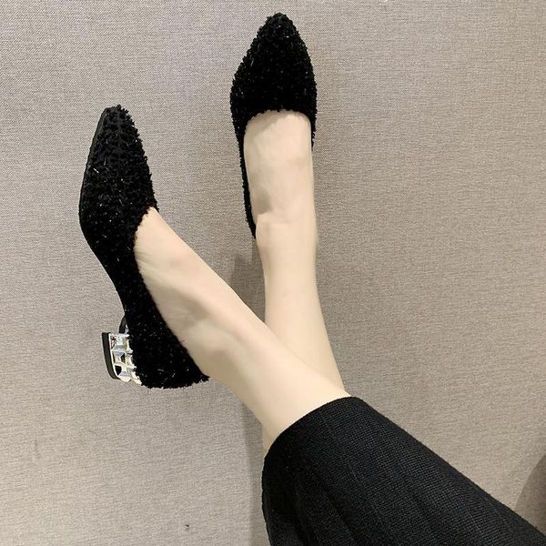 dress shoes large size single women 2021 spring models pedal 41 one 43 feet fat sister thick heels 42 wild 40, Black
dress shoes large size single women 2021 spring models pedal 41 one 43 feet fat sister thick heels 42 wild 40, Black