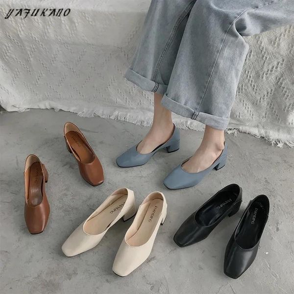 dress shoes simple fashion thick-heel career work single women korean retro square toe shallow mouth mid heels casual lady pumps, Black
dress shoes simple fashion thick-heel career work single women korean retro square toe shallow mouth mid heels casual lady pumps, Black