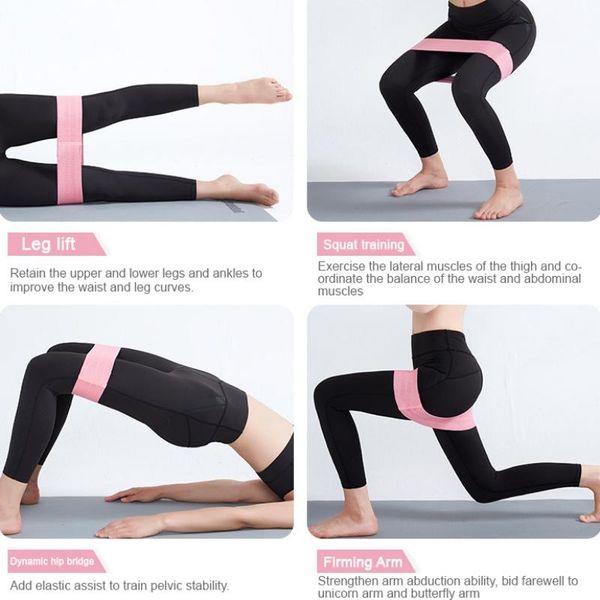3pcs fabric resistance bands booty yoga fitness gym workout elastic thigh buleg squat hip exercise accessory .
3pcs fabric resistance bands booty yoga fitness gym workout elastic thigh buleg squat hip exercise accessory .