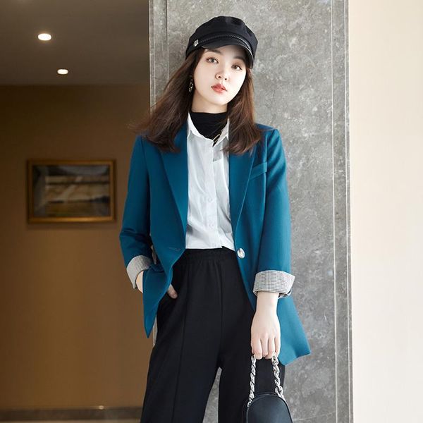 women's suits & blazers women coat fashion casual pockets loose jacket ol styles fall for business work blaser outwear plus size 4xl, White;black
women's suits & blazers women coat fashion casual pockets loose jacket ol styles fall for business work blaser outwear plus size 4xl, White;black