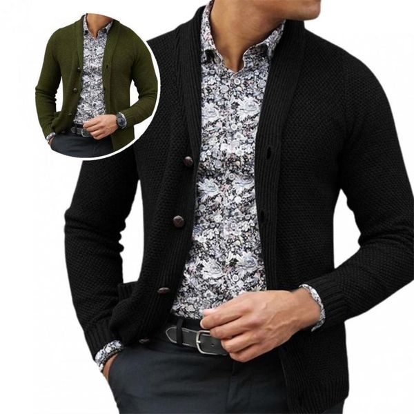 men's sweaters casual coat solid color outwear men cardigan buttons turndown collar sweater, White;black
men's sweaters casual coat solid color outwear men cardigan buttons turndown collar sweater, White;black