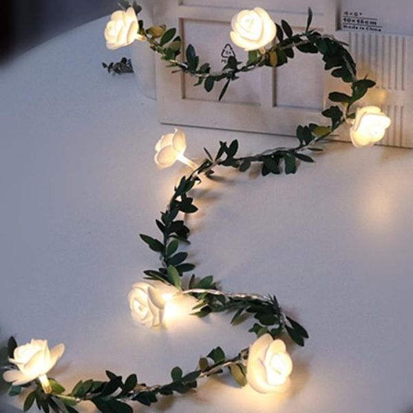 party decoration 10/20 leds rose flower led fairy string lights battery powered wedding valentine's day event garland decor luminaria l
party decoration 10/20 leds rose flower led fairy string lights battery powered wedding valentine's day event garland decor luminaria l
