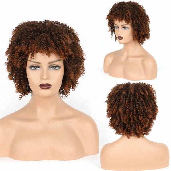 synthetic wigs afro kinky curly hair machine made high temperature fiber 12 inch black brown color for women
synthetic wigs afro kinky curly hair machine made high temperature fiber 12 inch black brown color for women