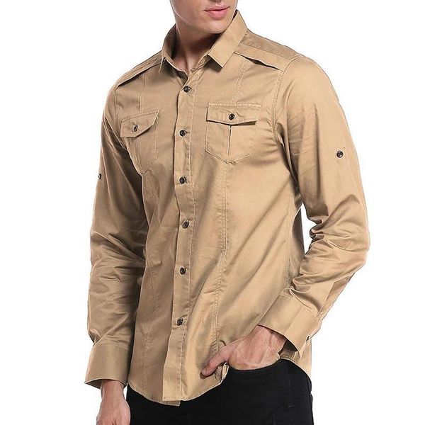 men's casual shirts fall winter fashion outdoor long sleeve workwear shirt us size, White;black
men's casual shirts fall winter fashion outdoor long sleeve workwear shirt us size, White;black