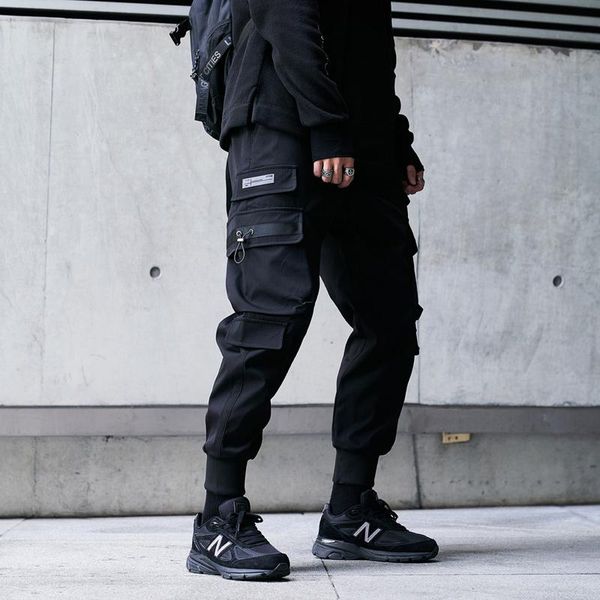 men's pants cargo men fashion spring joggers male hip hop harajuku japanese streetwear trousers jogging for, Black
men's pants cargo men fashion spring joggers male hip hop harajuku japanese streetwear trousers jogging for, Black