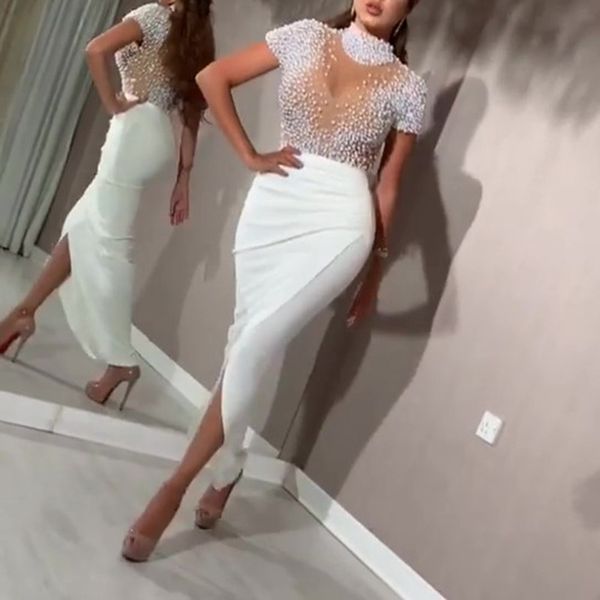 women dress transparent tulle with bead patchwork slit party dresses short sleeves female summer night date out 210416, Black;gray
women dress transparent tulle with bead patchwork slit party dresses short sleeves female summer night date out 210416, Black;gray