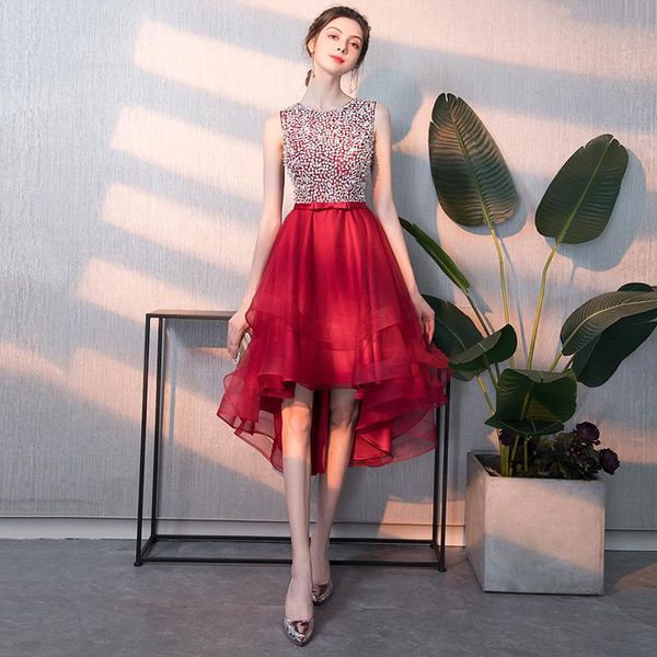 ethnic clothing lady dobby backless sleeveless gown exquisite sequins trim formal cheongsam short front long back evening dress banquet vest, Red
ethnic clothing lady dobby backless sleeveless gown exquisite sequins trim formal cheongsam short front long back evening dress banquet vest, Red