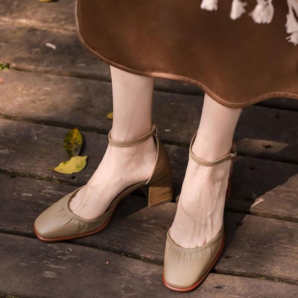dress shoes brand design fashion for women close toe covel heel square block heels ankel strap female sandals summer, Black
dress shoes brand design fashion for women close toe covel heel square block heels ankel strap female sandals summer, Black