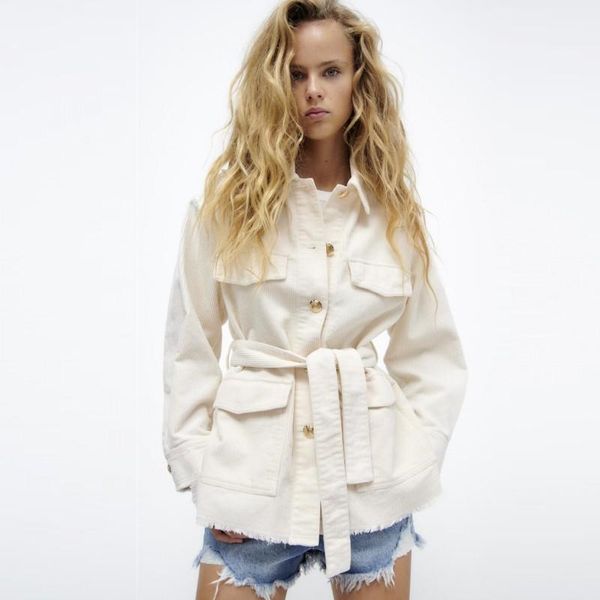 women's jackets 2021 spring/autumn women coat white cotton outwear full sleeve clothes elegant fashion design casual jacket, Black;brown
women's jackets 2021 spring/autumn women coat white cotton outwear full sleeve clothes elegant fashion design casual jacket, Black;brown