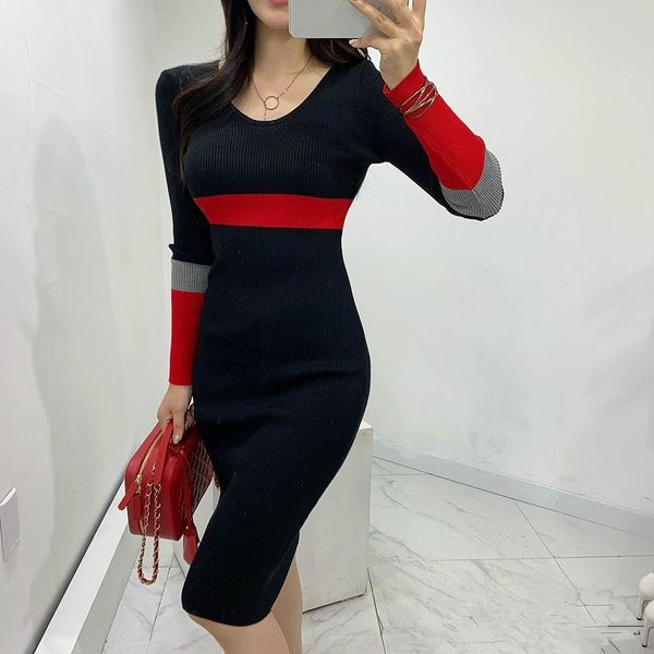 autumn women womens dress long knitted dresses slim black v neck stretch sleeved elegant winter knitting sweater pencil, Black;gray
autumn women womens dress long knitted dresses slim black v neck stretch sleeved elegant winter knitting sweater pencil, Black;gray