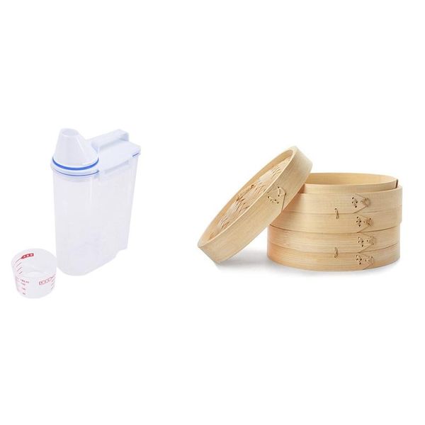 big deal kitchen storage portable box container with bamboo steamer basket - dumpling & bun bottles jars
big deal kitchen storage portable box container with bamboo steamer basket - dumpling & bun bottles jars