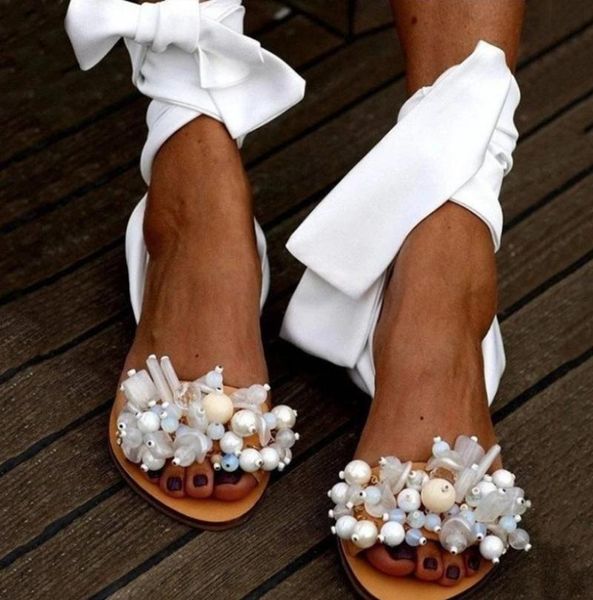 handmade sandals women flat ankle strap beaded special women's shoes beach plus size 35-43, Black
handmade sandals women flat ankle strap beaded special women's shoes beach plus size 35-43, Black